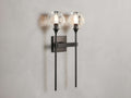 Amoroso Double Sconce in Bronze