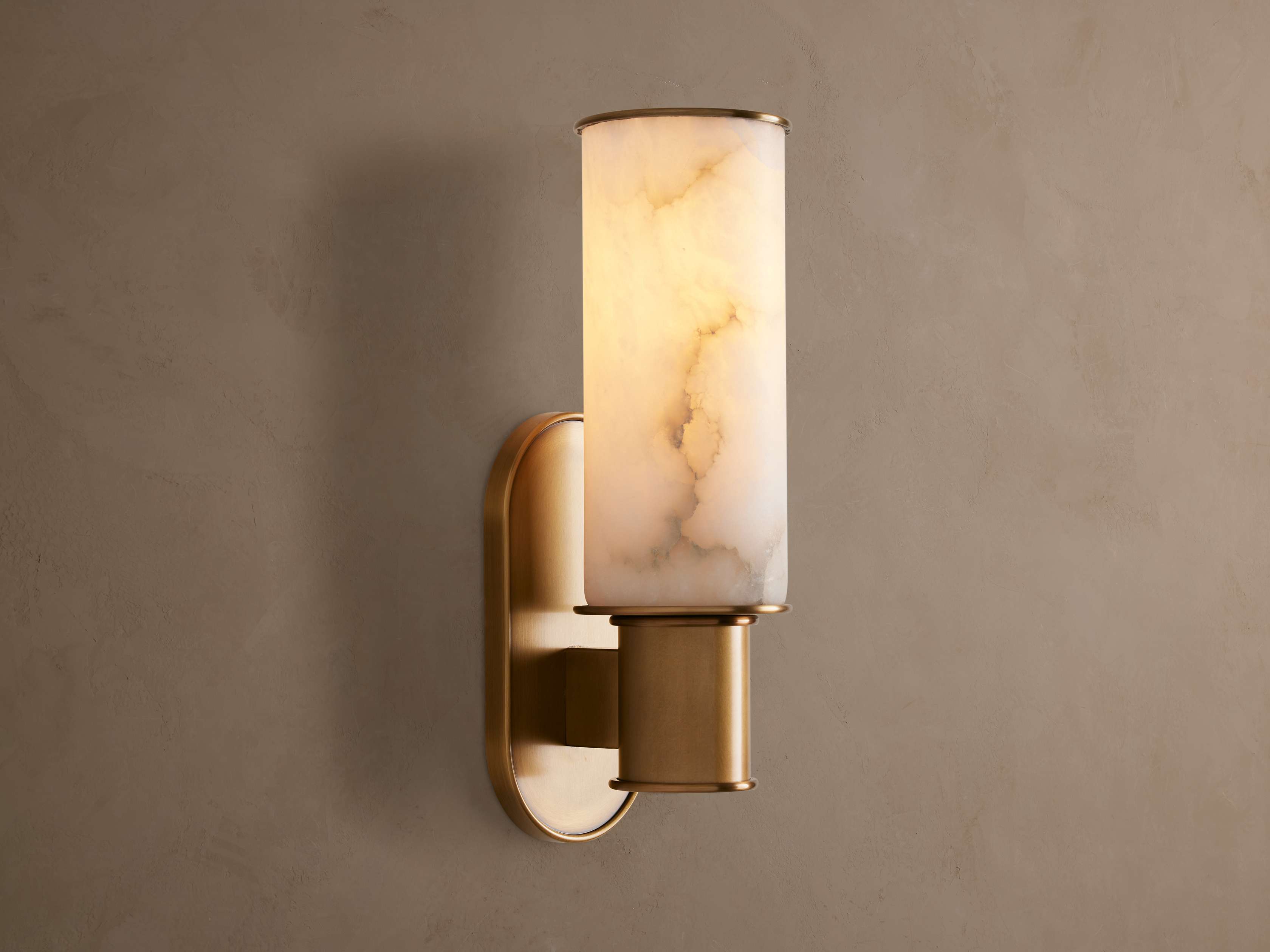 Harlin Sconce in Alabaster