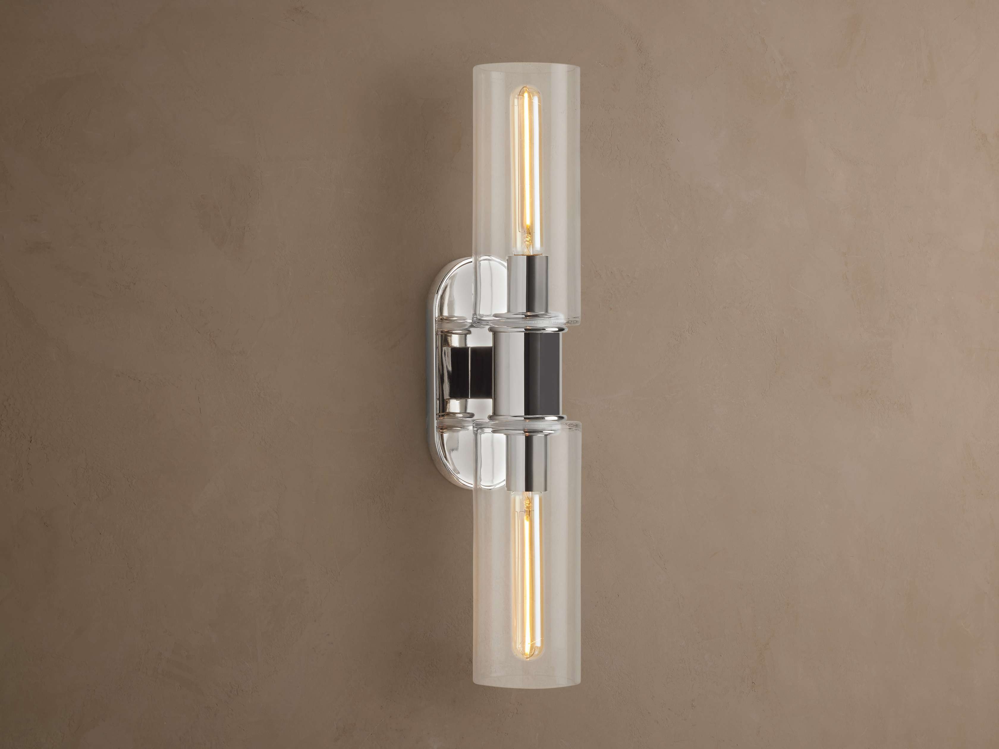 Harlin Double Sconce in Clear