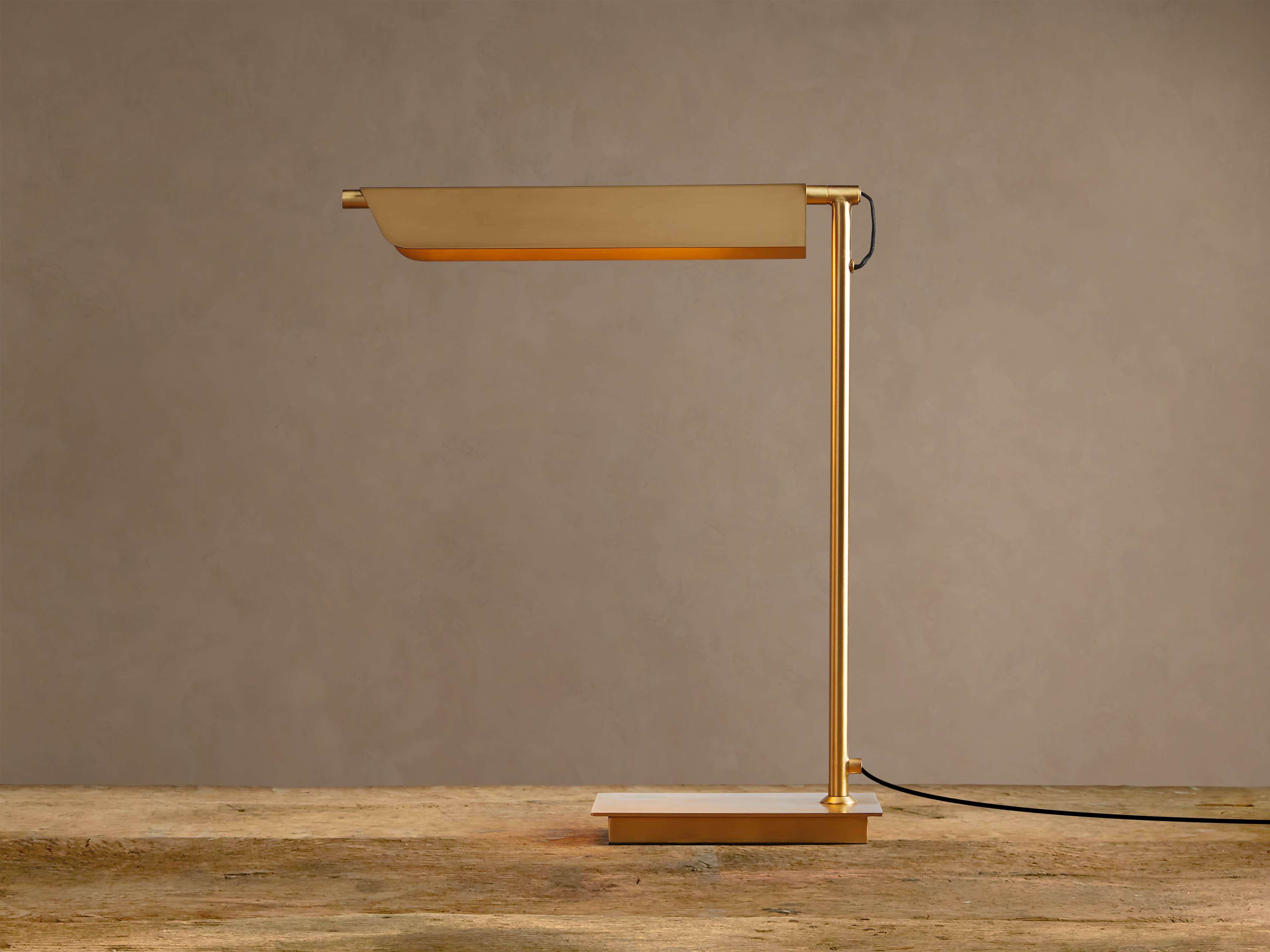 Axle Brass Table Lamp