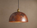 Recycled Metal Dome Pendant