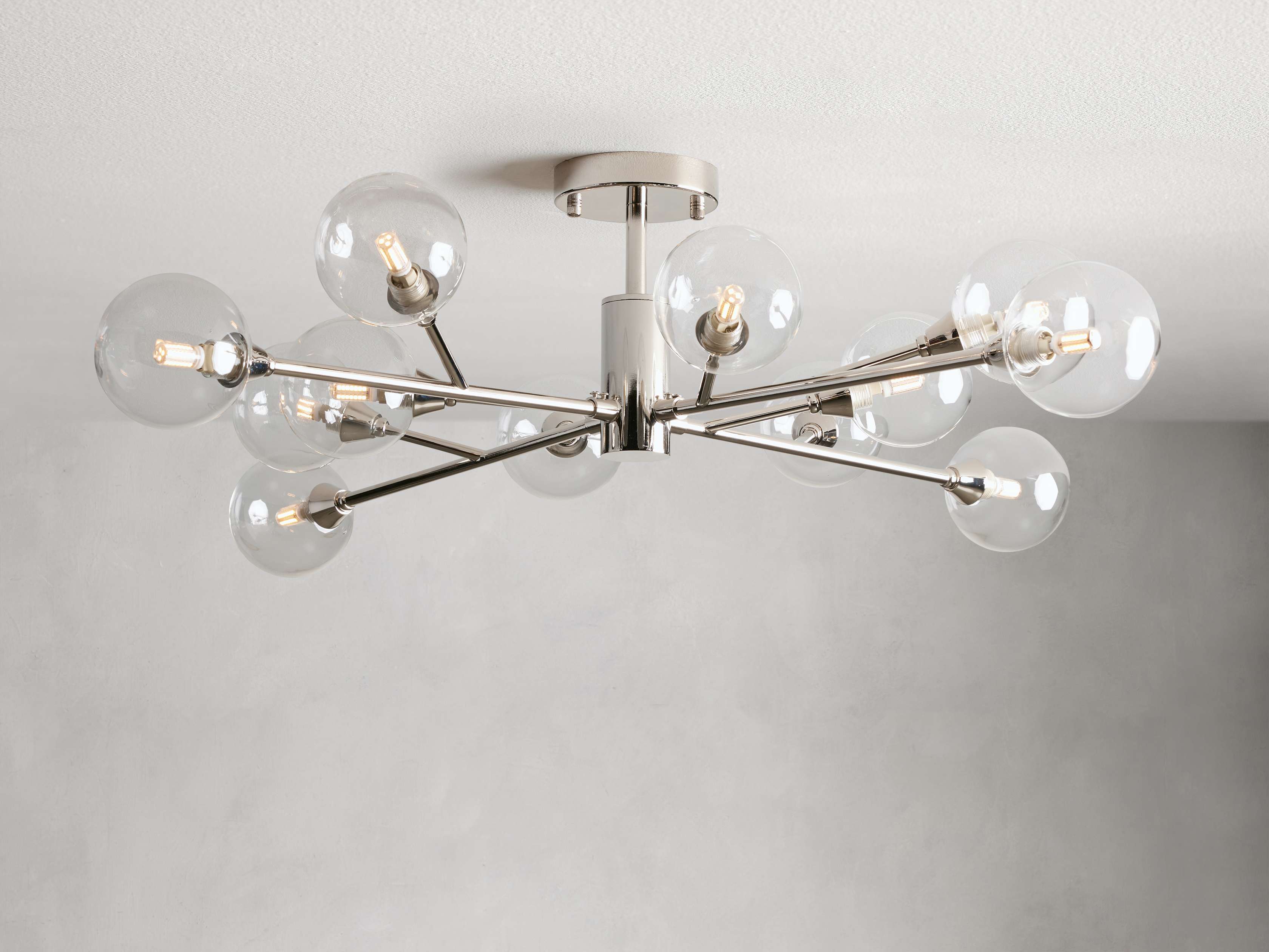 Apollo Flush Mount in Nickel