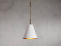 Watley Cone Pendant in White