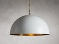 Watley Dome Pendant in White