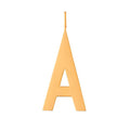 Letter 30mm for initial necklace (18K Gold-plated)
