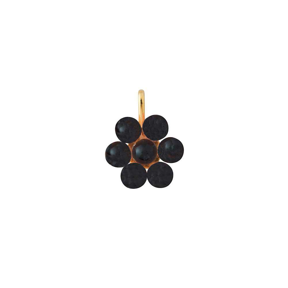 MyFlower Charm Monochrome 10mm (18K gold-plated)