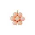 MyFlower Charm Monochrome 16mm (18K gold-plated)
