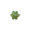 MyFlower Earring Stud Monochrome 10mm (18K gold-plated)