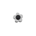 Enamel Charm Flower (Silver)
