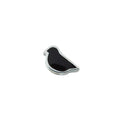 Enamel Bird Charm (Silver)