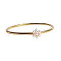 MyFlower Bracelet Monochrome 10mm (18K gold-plated/Pearls)