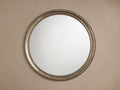 Pierre Round Wall Mirror in Silver