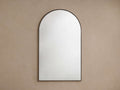 Lira Oak Arch Floor Mirror in Mocha