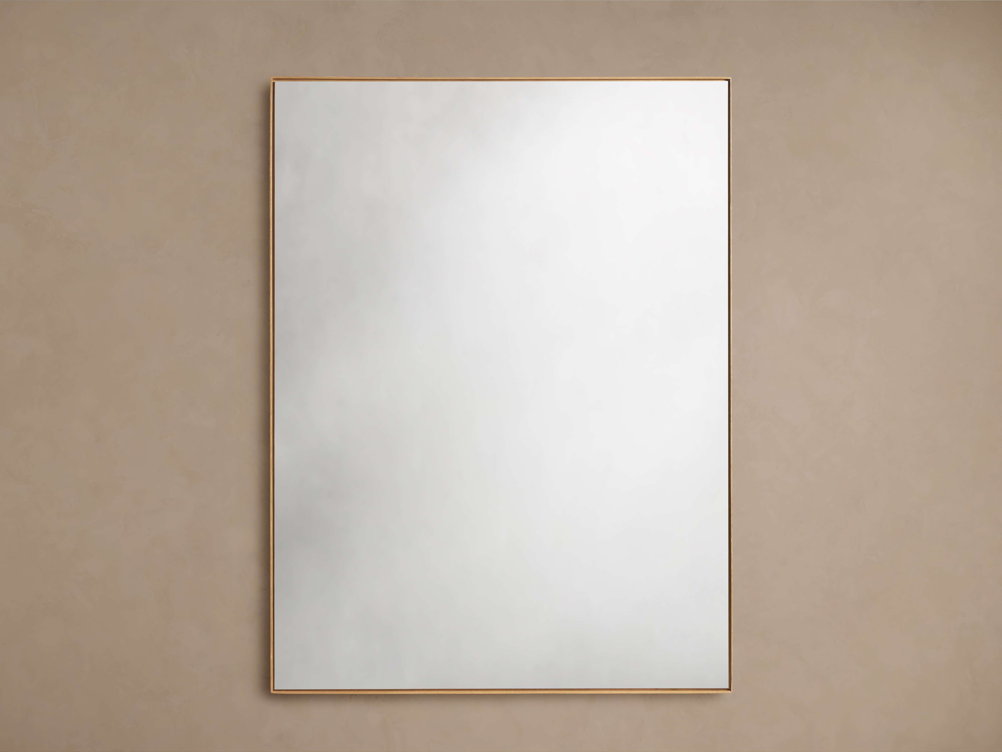 Lira Oak Wall Mirror in Honey