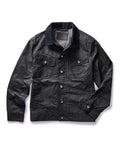 The Long Haul Jacket in Coal Waxed Canvas