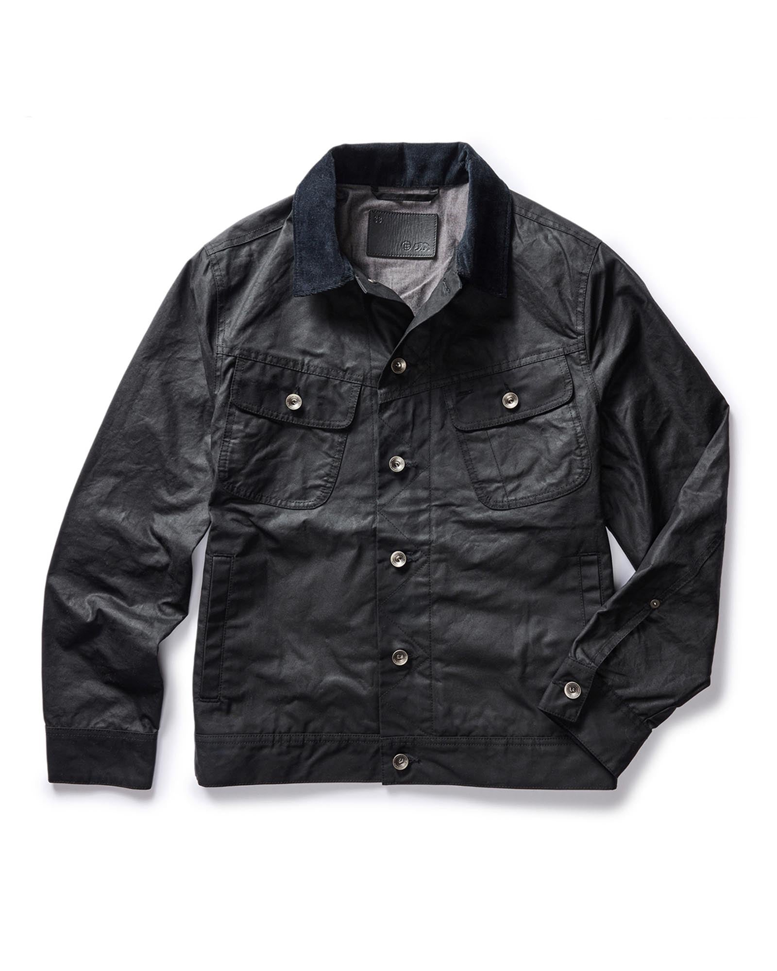 The Long Haul Jacket in Coal Waxed Canvas