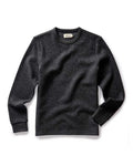 The Evans Crew in Charcoal Birdseye Wool