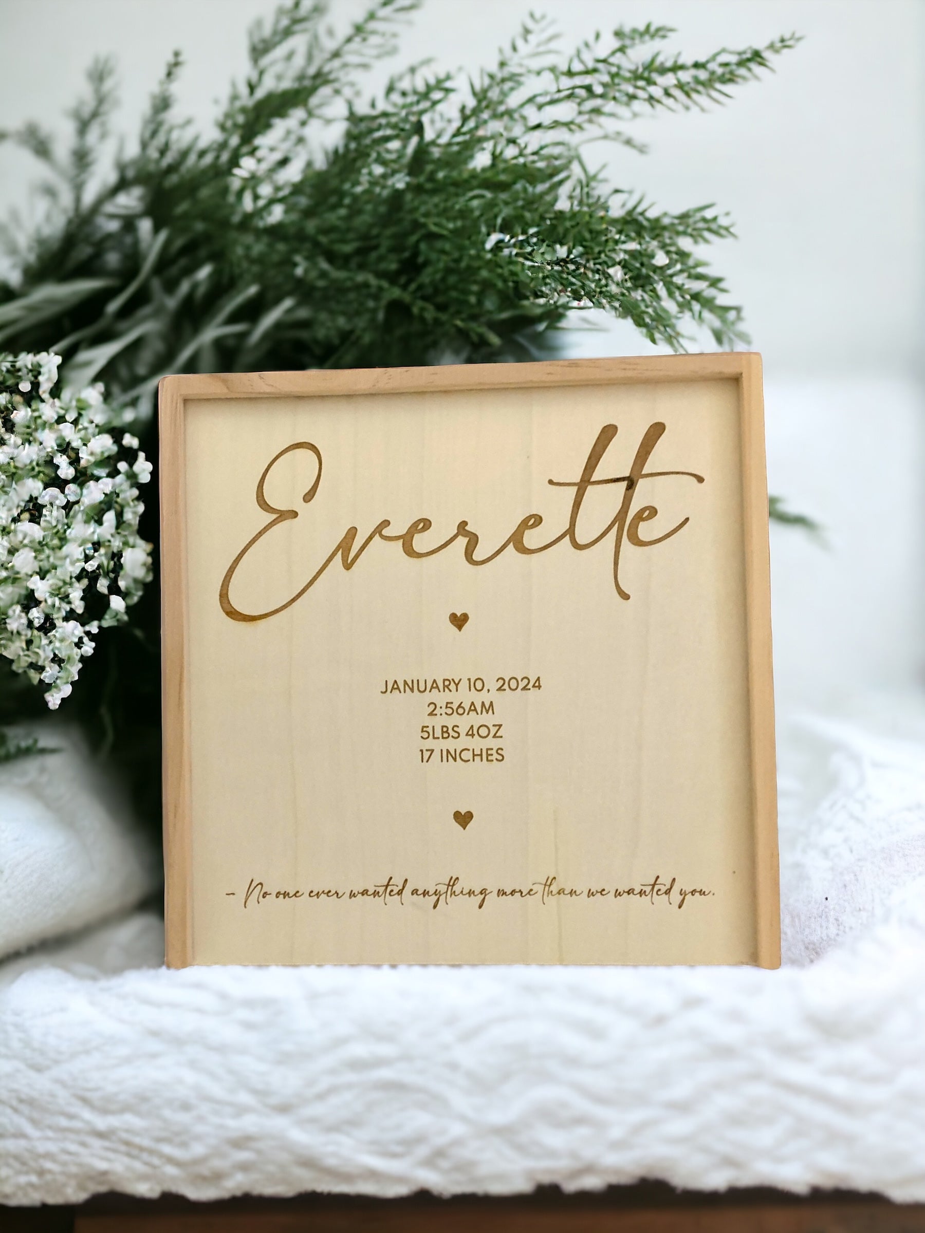 Personalized Baby Memory Keepsake Box, Gender Neutral Baby Shower Gift, Custom Newborn Gift, Unique New Baby Gift, Baby Girl, Baby Boy Gift