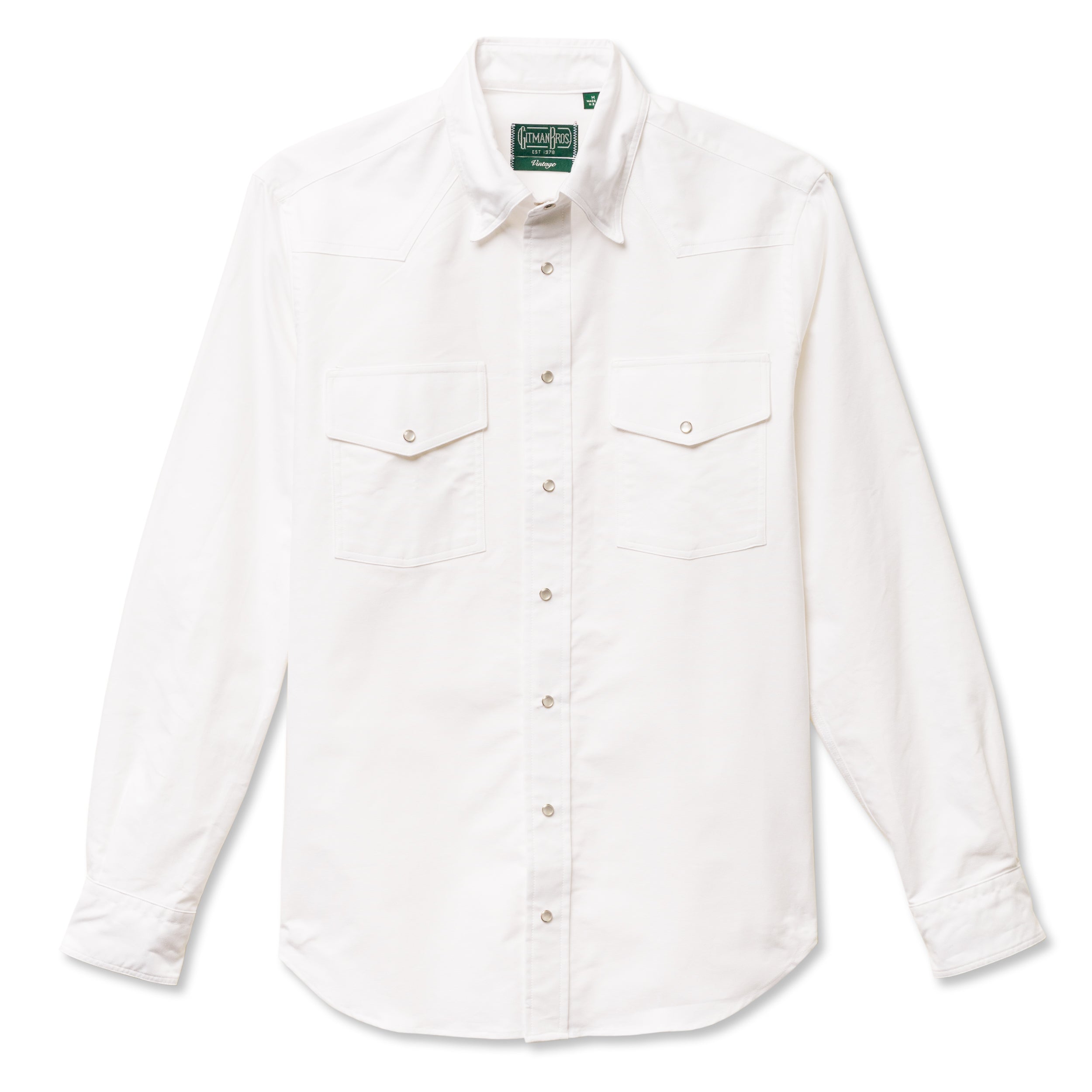 White Oxford Western Shirt