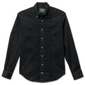 Black Overdye Oxford Tuxedo Shirt