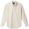 Tan Striped Japanese Oxford