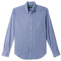 Blue Chambray Dobby Stripe