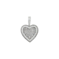 Diamond Baguette Heart