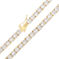 5mm Diamond Tennis Necklace