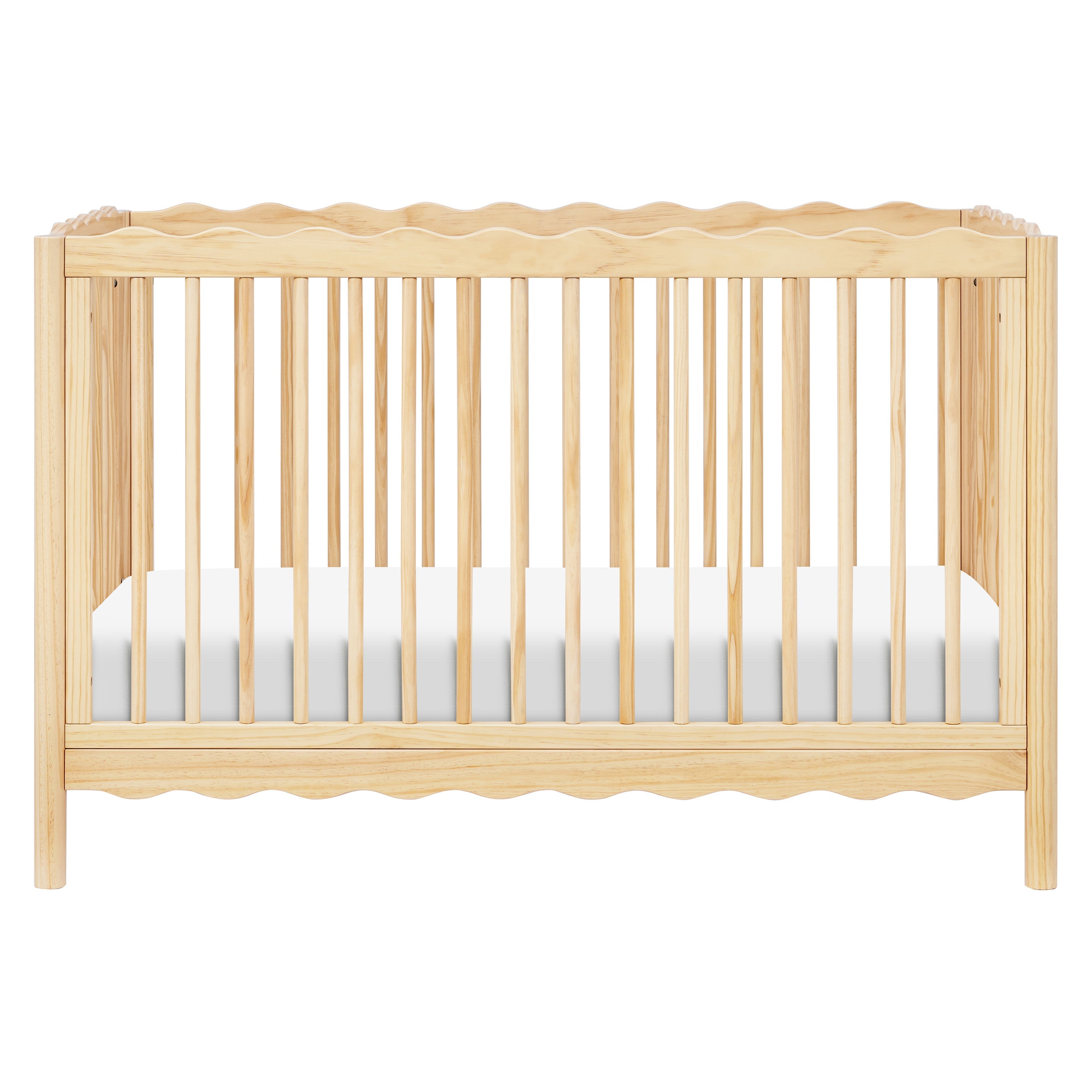 babyletto x Mushie Swell 4-in-1 Convertible Crib with Toddler Bed Conversion Kit