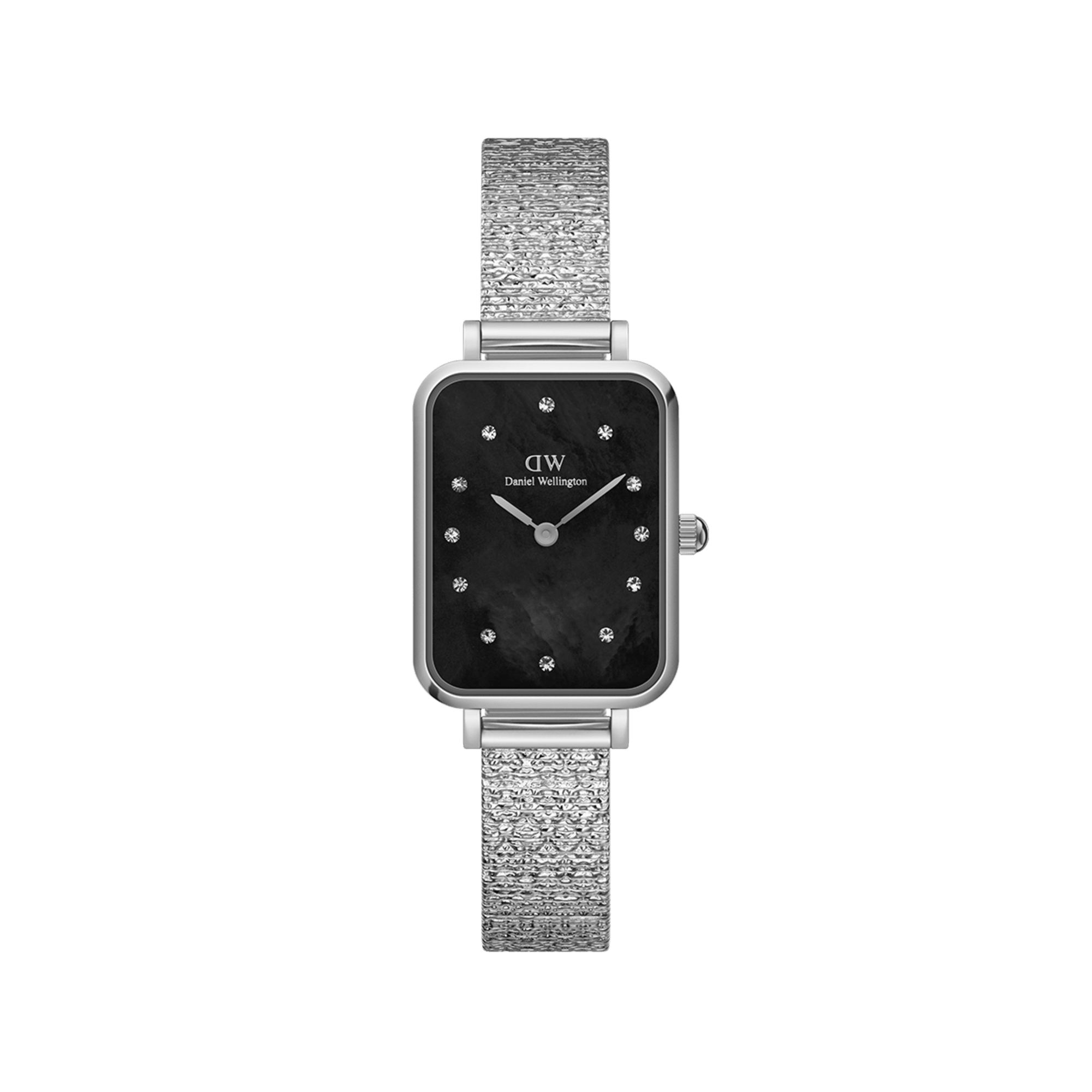Quadro Lumine Pressed Piano Black MoP Silver