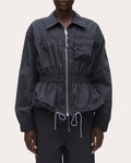 Ripstop Shirred Drawstring Jacket