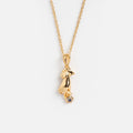 Forget Me Not Blue Topaz Memento Necklace