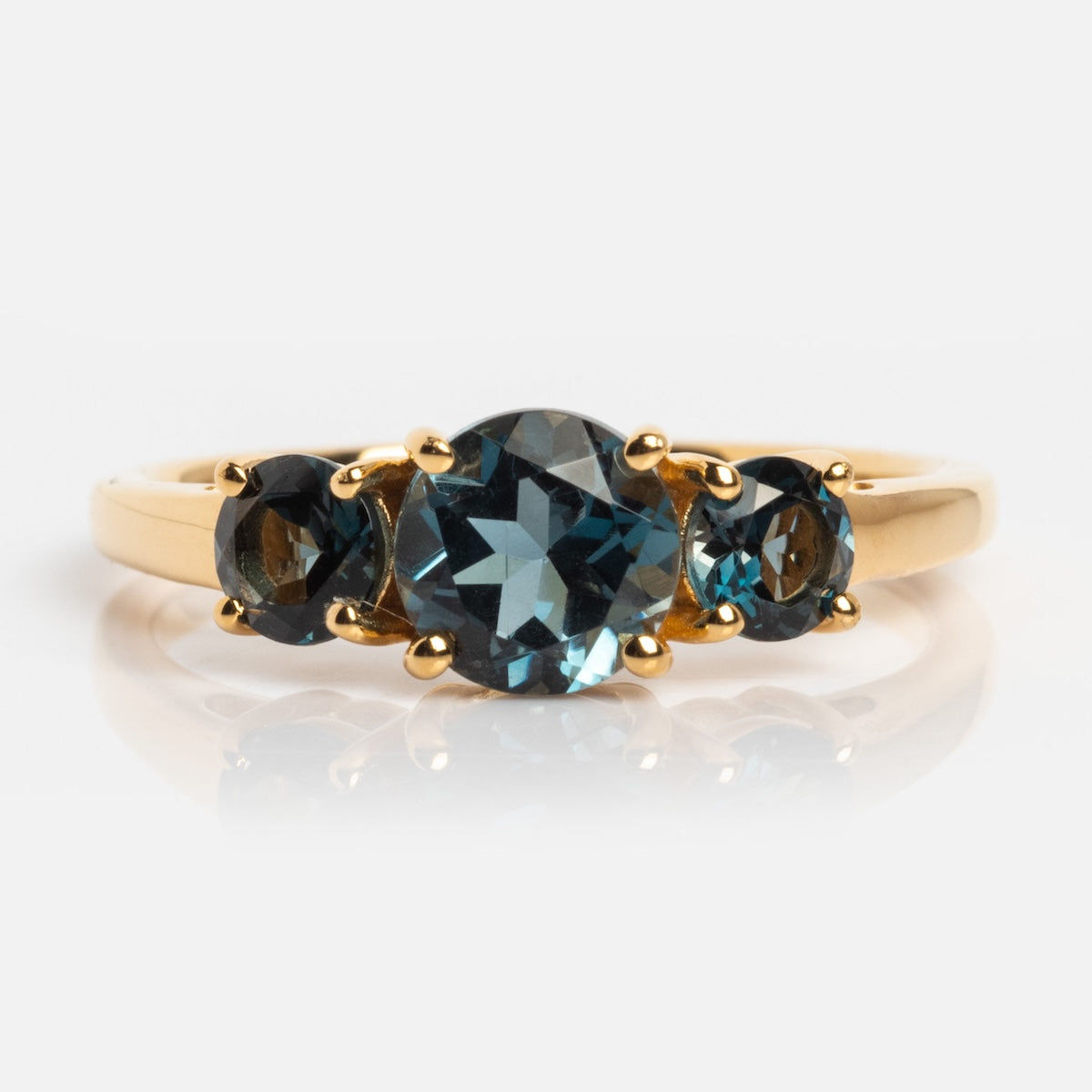 London Blue Topaz Trilogy Ring Last Chance Sizes