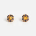 Citrine and Iolite Novella Studs