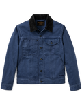 Rustic Canvas Short Cruiser Jacket - Indigo