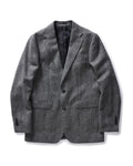The Stevens Sportcoat in Slate Herringbone Wool