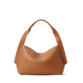 Medium Derby Shoulder Bag - Tan