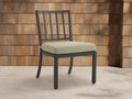 Montego Outdoor Aluminum Dining Side Chair in Eden Sage