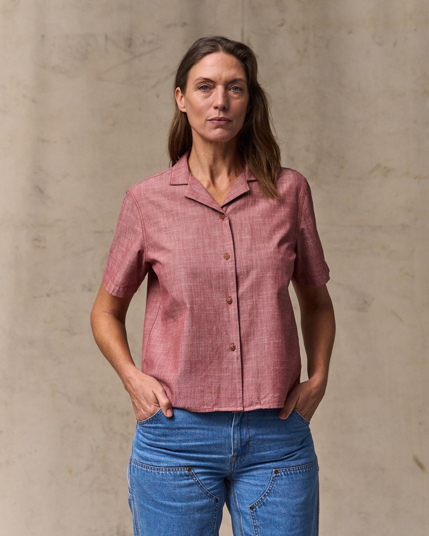 Women's Camp Shirt - Red Rock