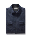 The CPO Shirt in Marine Tweed Wool