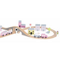 JaBaDaBaDo Pink Car Set with Track and Buildings