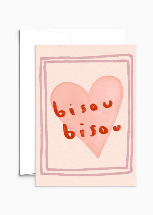 Bisou Bisou Greeting Card