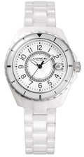 Coach Preston White Dial White Steel Strap Watch for Women - 14503462