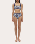 Luthea Floral Tube Bikini Top