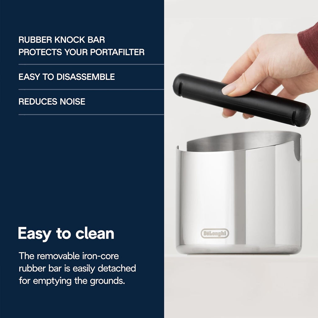 De'Longhi Easy Clean Large Knock Box - 128mm Diameter