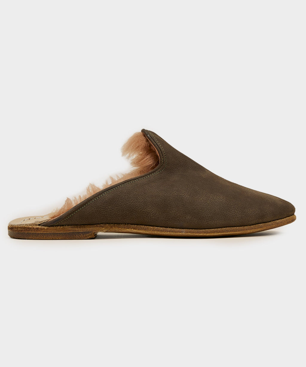 Sabah Baba Shearling Slide