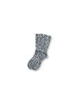 Lodge Marl Cotton Socks - Navy Marl