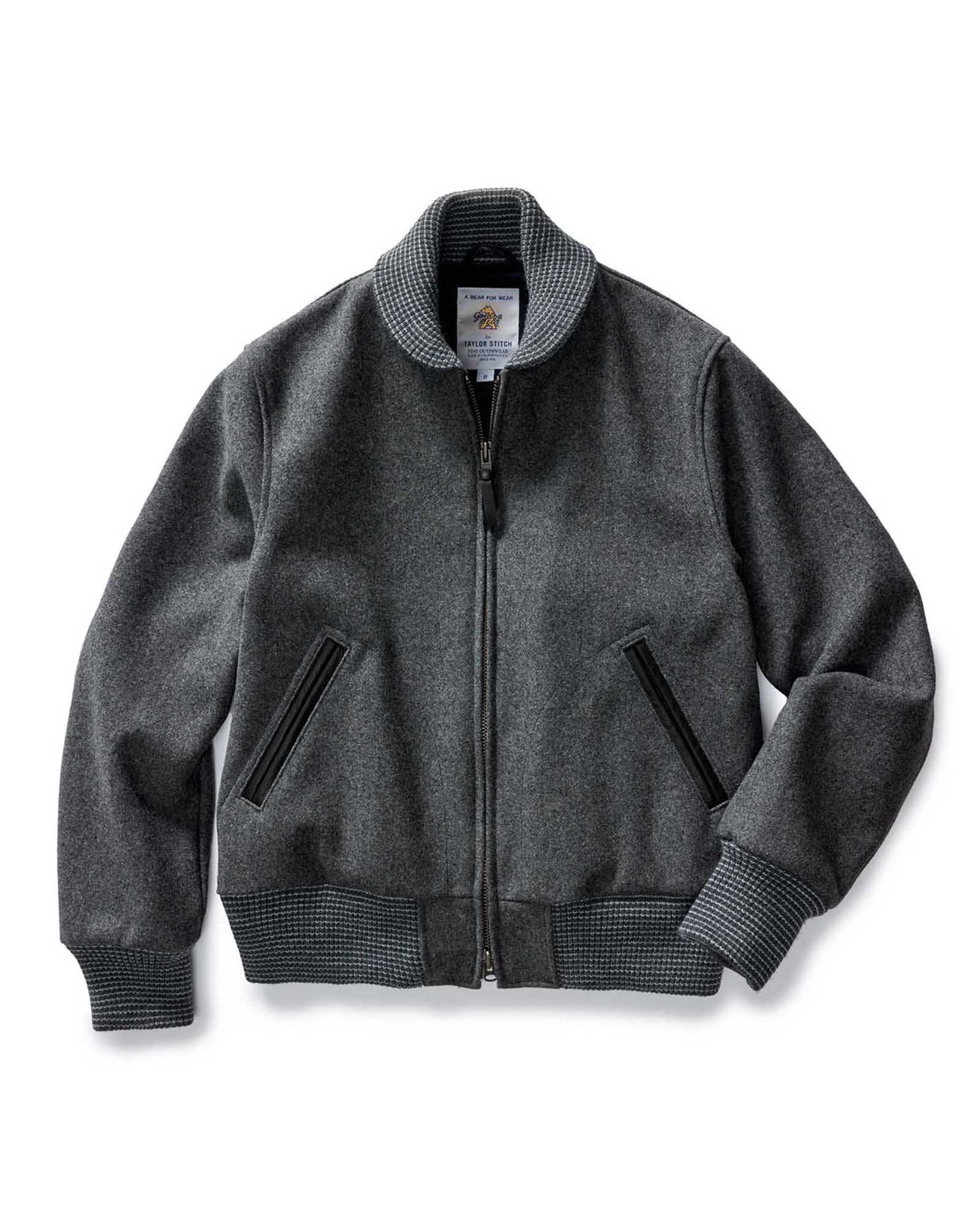 The Golden Bear Bomber in Heather Graphite