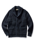 The Mariner Shawl Cardigan in Ink Slub