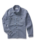 The Shop Shirt in Indigo Railroad Stripe Denim